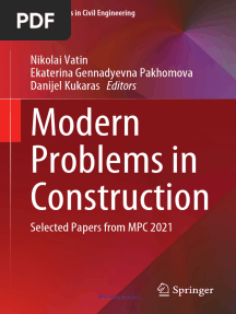 Modern Problems in Construction Selected Papers From MPC 2021 Vatin
