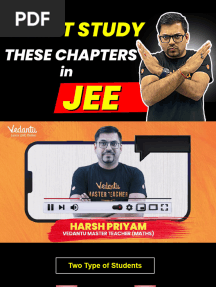 Don't Study These Chapters in Jee