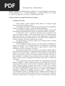 La Lírica Española en El Siglo XVI