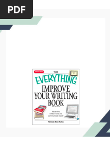 (Ebook) The Everything Improve Your Writing Book: Master the written word and communicate clearly (Everything®) by Hahn, Pamela Rice ISBN 9781605501697, 1605501697 - The latest ebook is available, download it today
