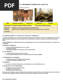 SEM-2-CUARTO-LA SOCIEDAD Y EL MOVIMIENTO OBRERO DEL SIGLO XX