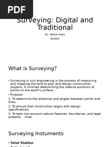 Surveying Ppt Akshat