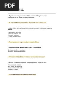 PRÁCTICA MÉTRICA