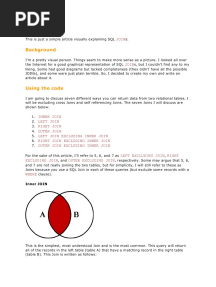 Introduction To SQL JOIN