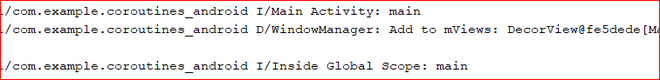 The main Dispatcher Log Output