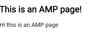 NextJs next/amp