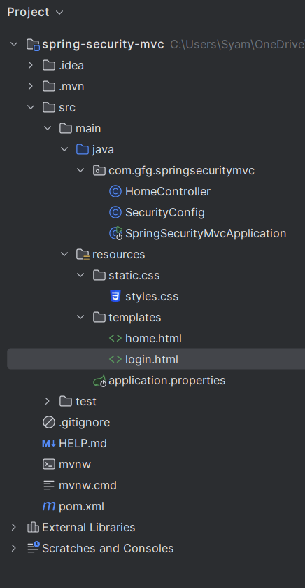 Project Folder Structure