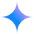 The Gemini logo, a blue, four-pointed star that fades to purple at the tips.